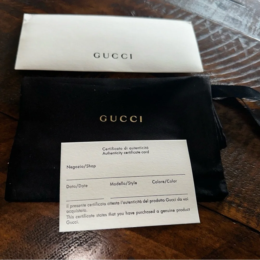 NEW GUCCI - GG0158SN Tortoise Unisex Sunglasses Authentic 54mm lens width